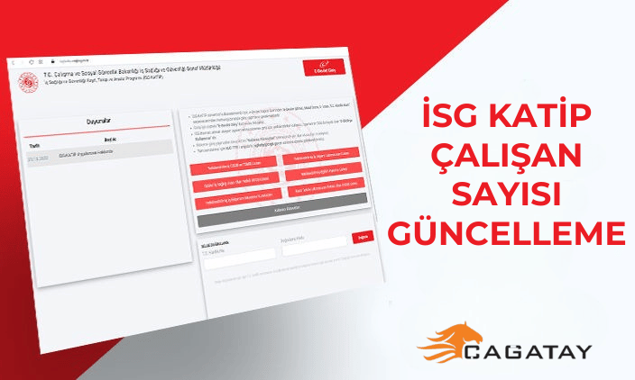 İSG KATİP ÇALIŞAN SAYISI GÜNCELLEME